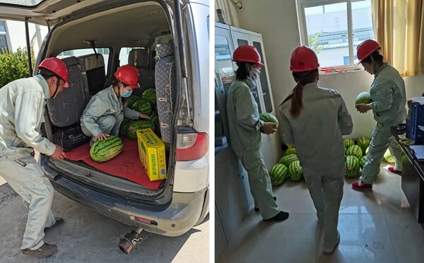 华浩轩公司工会开展送清凉活动