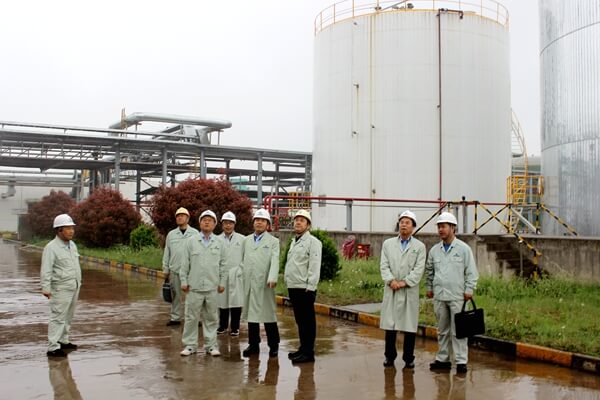 集团公司总经理朱华平到华浩轩公司调研工作