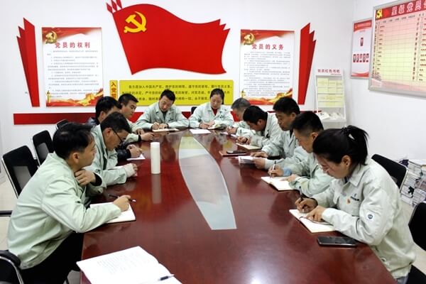 华浩轩公司党总支组织召开党史学习